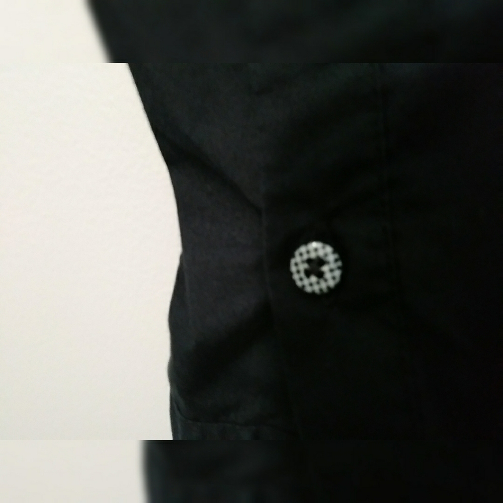 Quicksilver Embroidered Button Down Long Sleeve -M - image 5